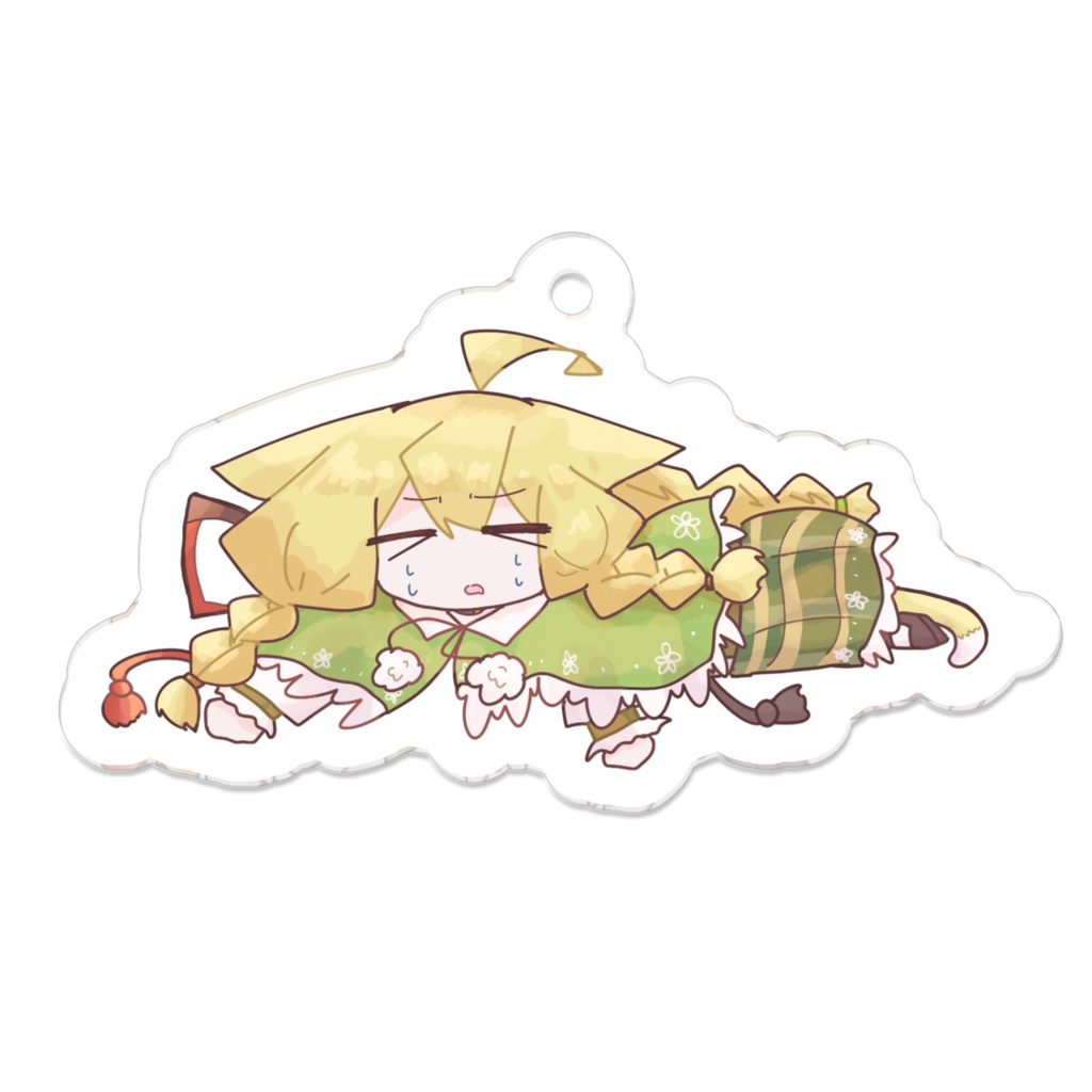 【ルーニャ】泣いちゃう日だってある|キーホルダー|一次創作『ゆめかでぃあ統括センターのバケモノたち』