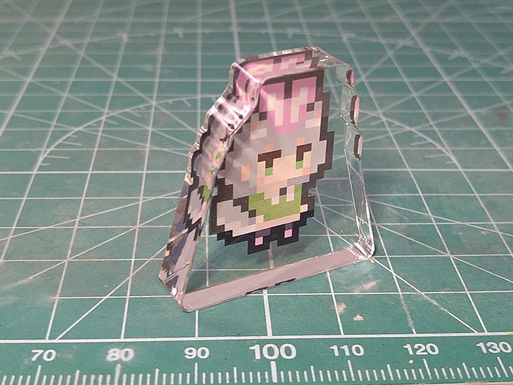 ゆきみちゃんアクリルブロック