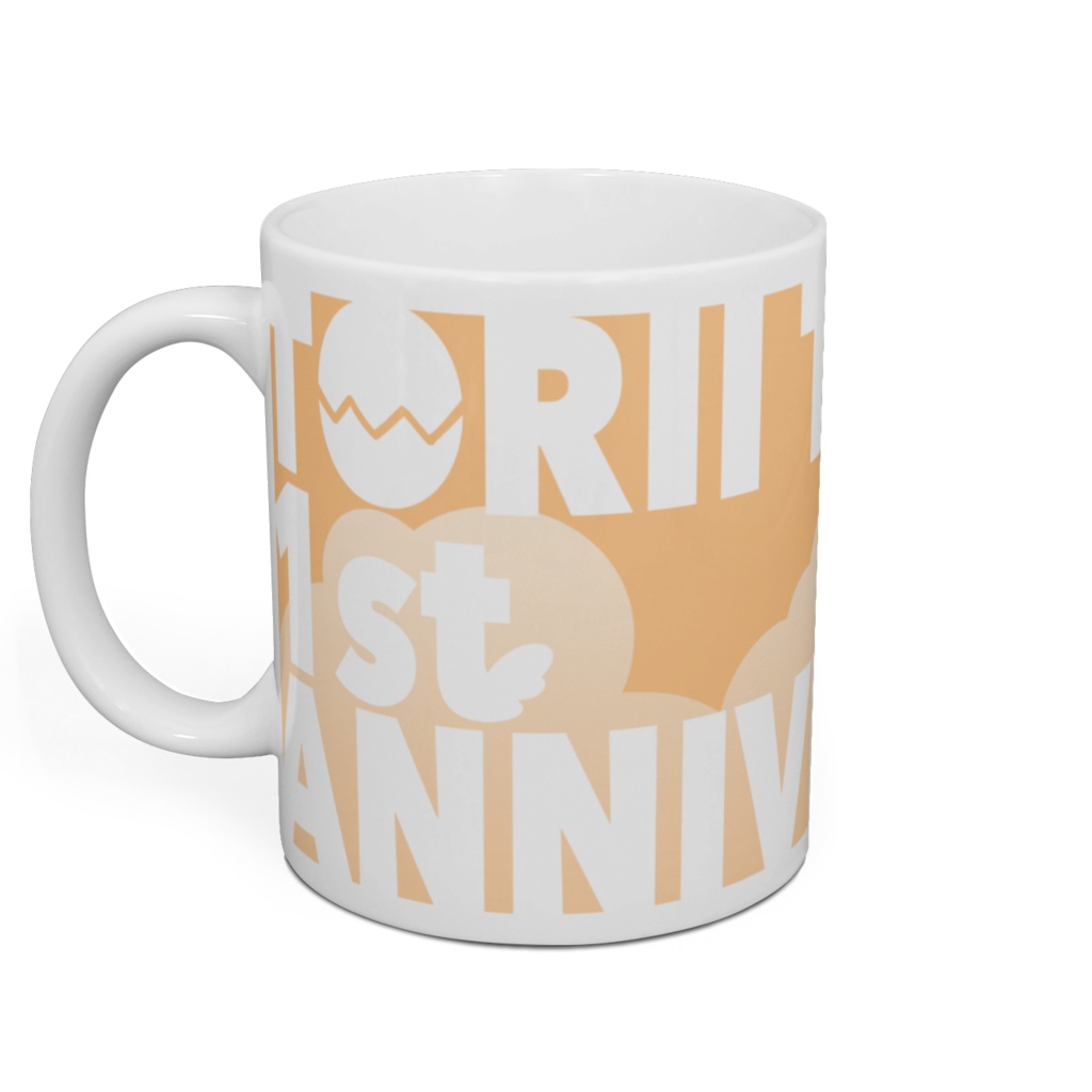 酉居とさか1周年記念マグカップ