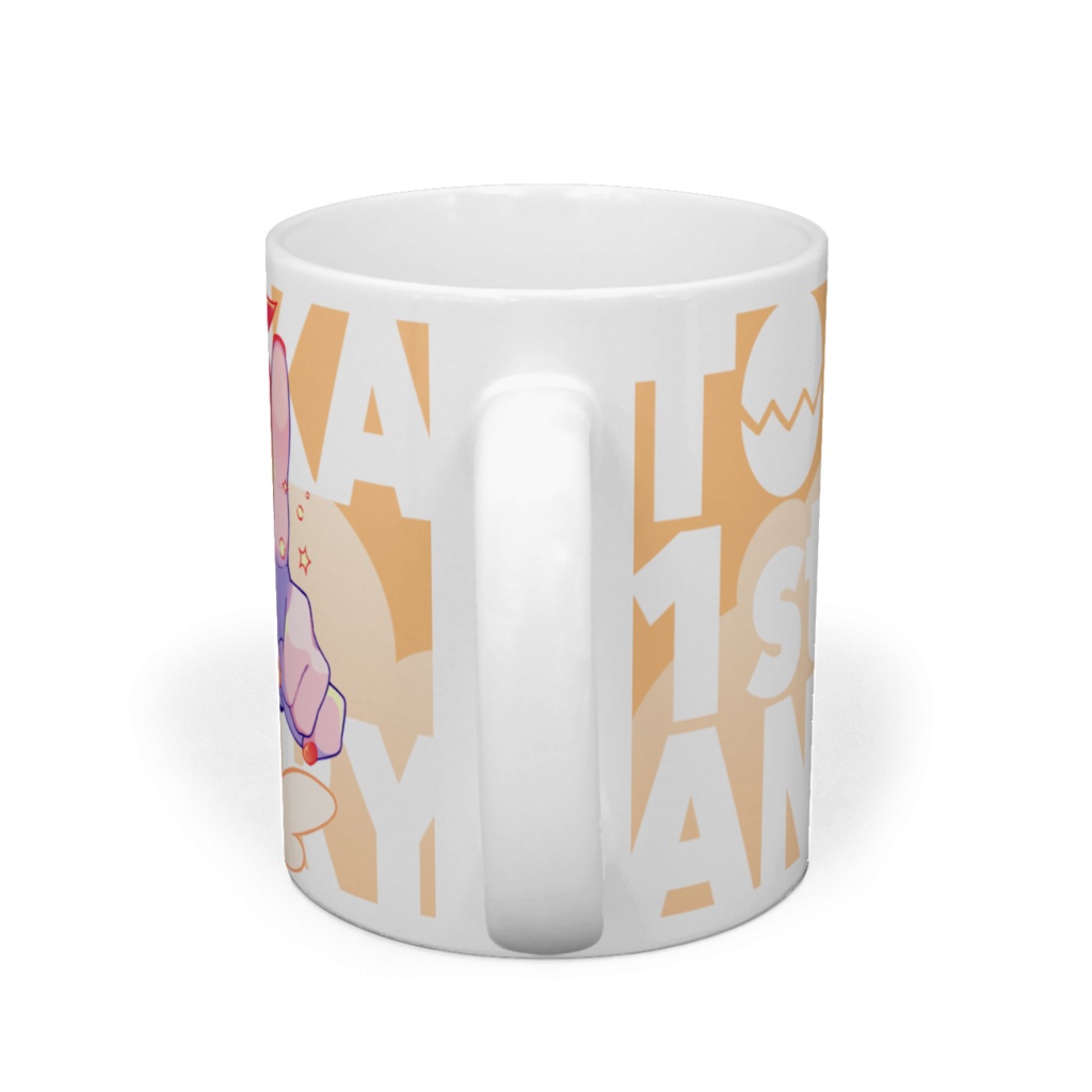 酉居とさか1周年記念マグカップ