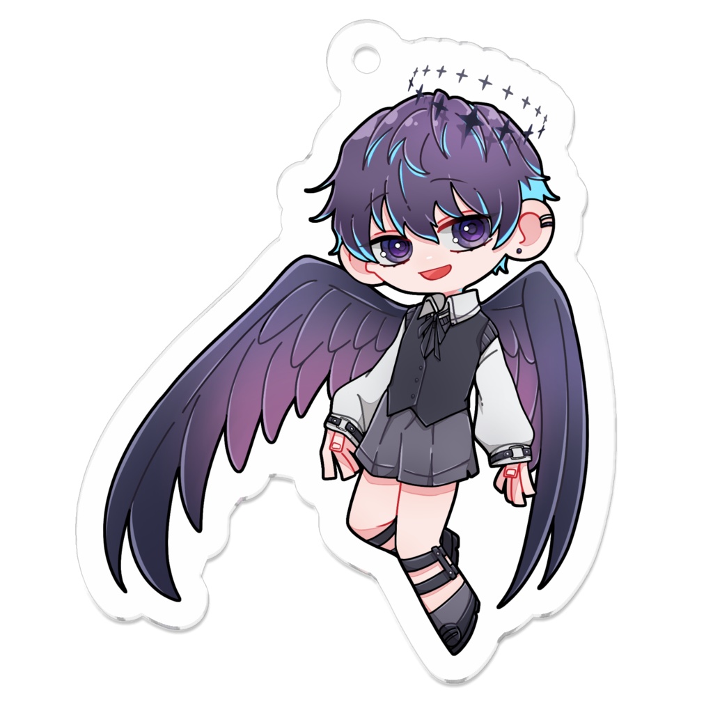 八咫デフォルメアクキー