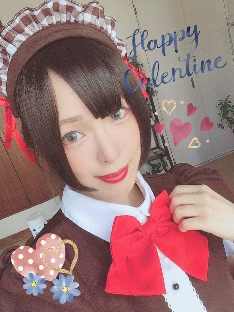 バレンタインイベント メイドたちのチェキ