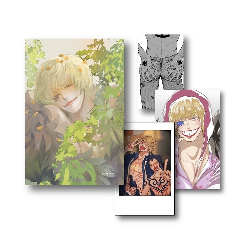 【B】コラソン＆ロー　描きおろしイラストセット