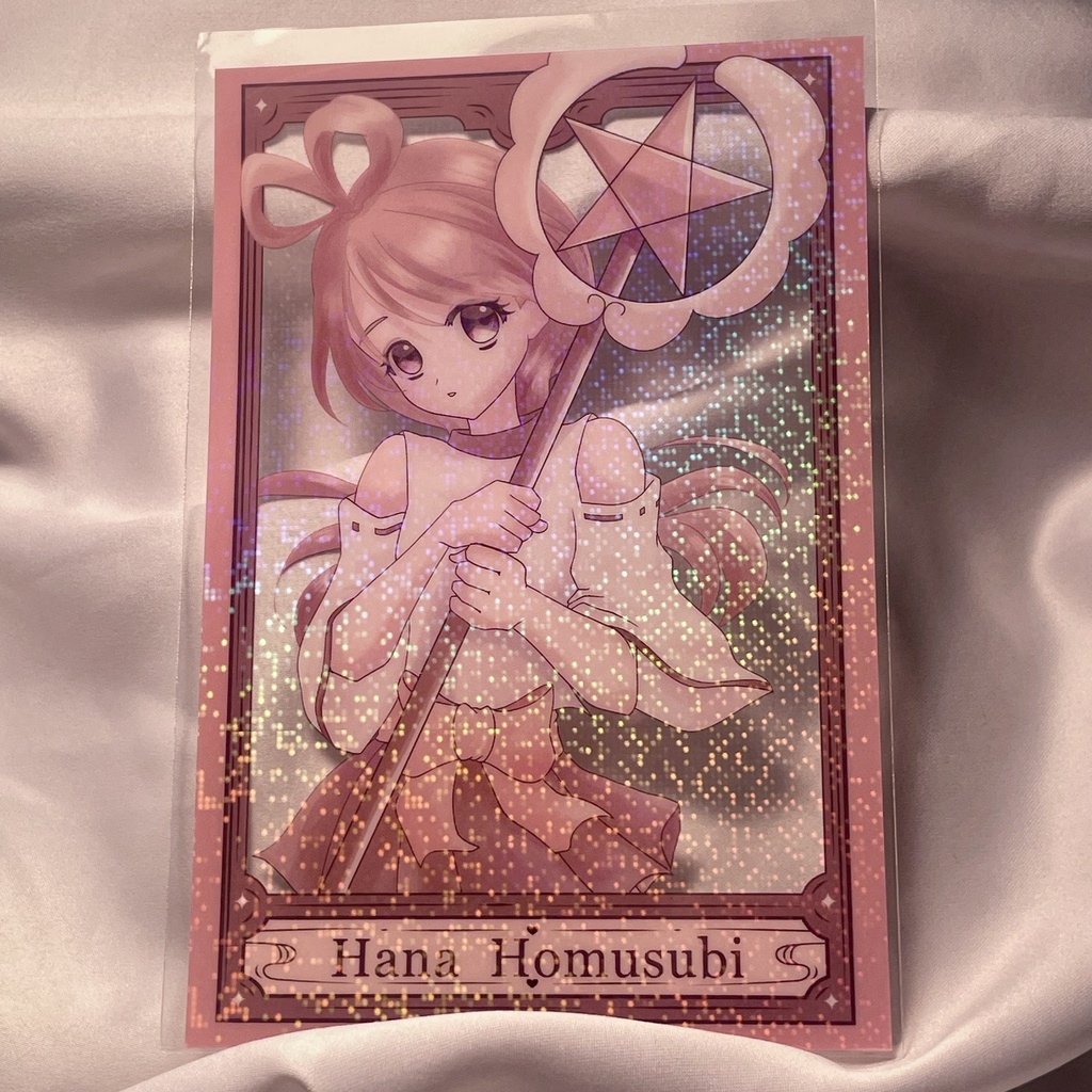 ゲーム「はなみこ」 魔法少女のマジカルタロット風カード ポストカード 2枚セット