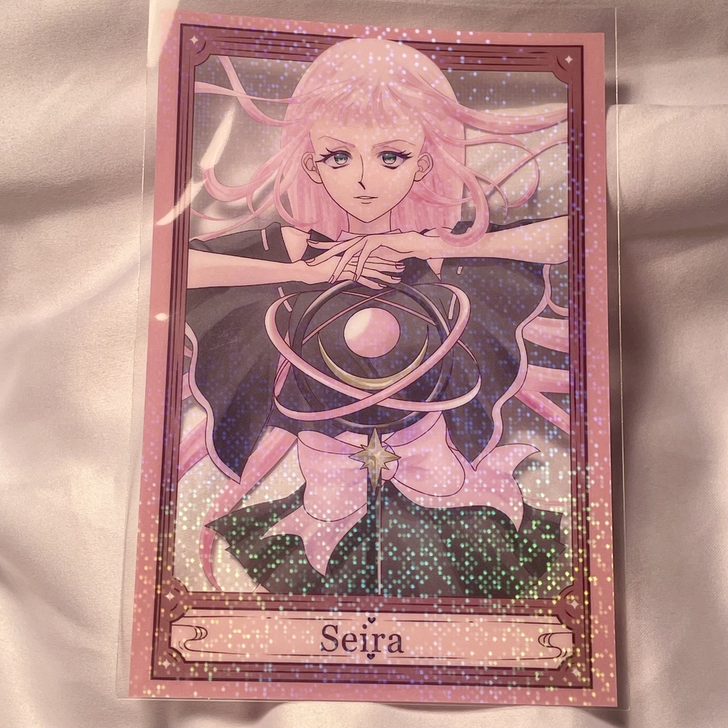 ゲーム「はなみこ」 魔法少女のマジカルタロット風カード ポストカード 2枚セット