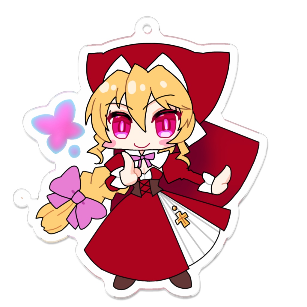 【オリジナル】穢す蝶SDアクリルキーホルダー