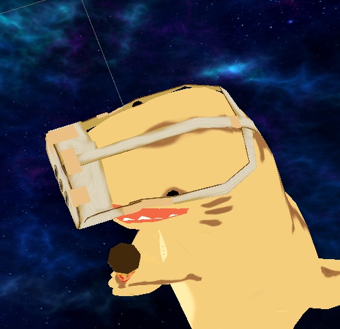 かいじゅう専用衣装「最新VR機器」