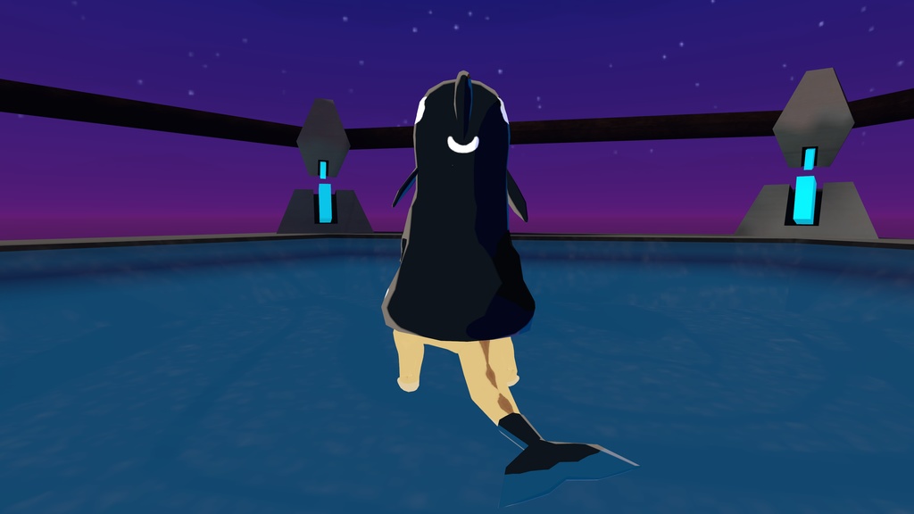 かいじゅう用衣装「シャチパーカー」