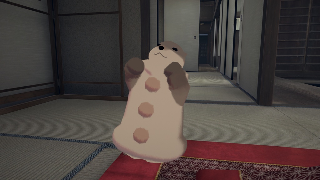 かわうそもこもこ衣装