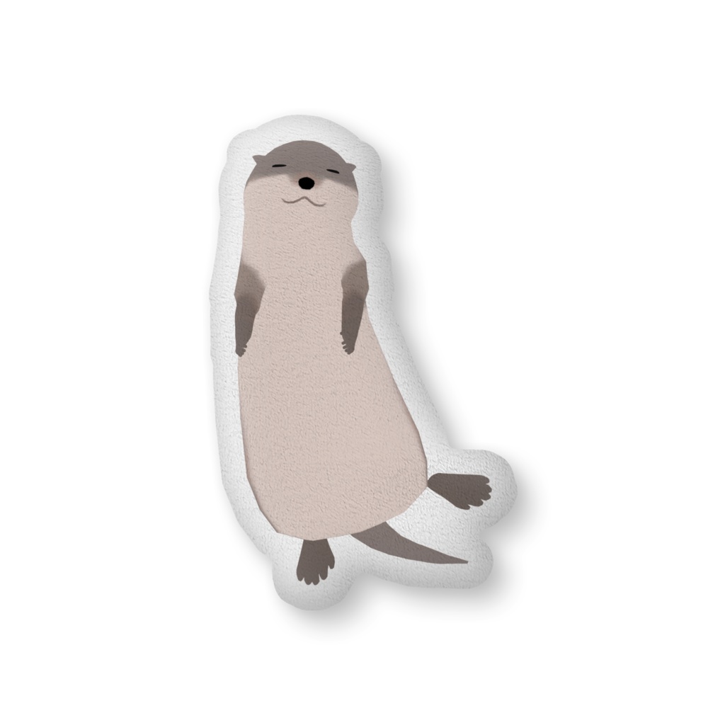 かわうそふかふかクッション(中)両面