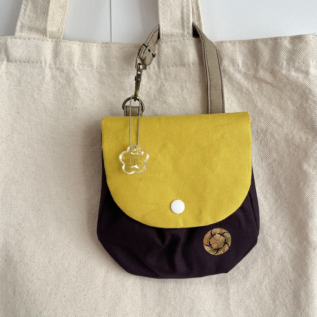 ꒰ へし切長谷部꒱バッグに付けられる! もちミニバッグ