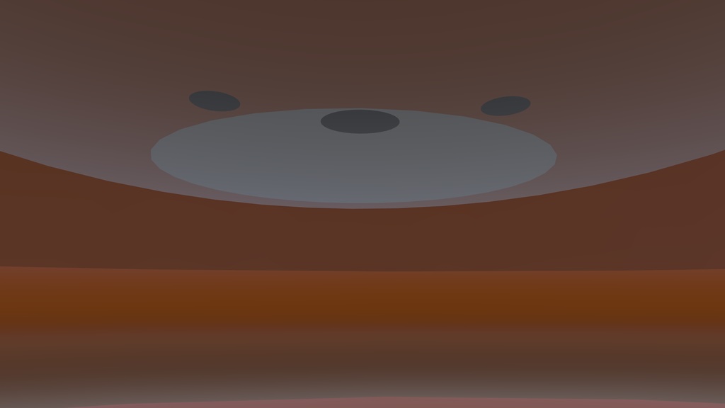 「オリジナル3Dモデル」クマルーム(VRChat対応)