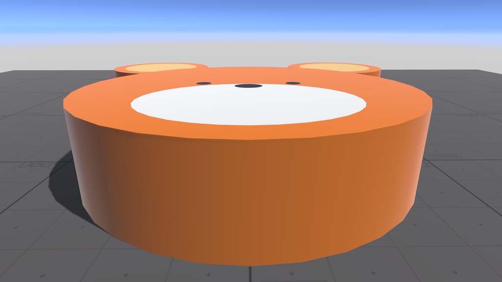 「オリジナル3Dモデル」クマルーム(VRChat対応)