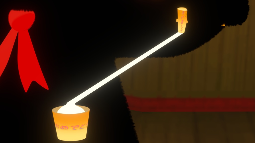 「オリジナル3Dモデル」モチつけるバッチ(MA対応)2024/11/25_12/25限定クリスマスプレゼント無料配布