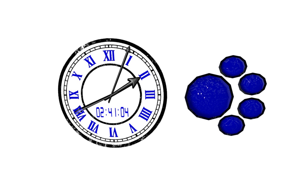 「オリジナルシェーダー」AvatarClockShader