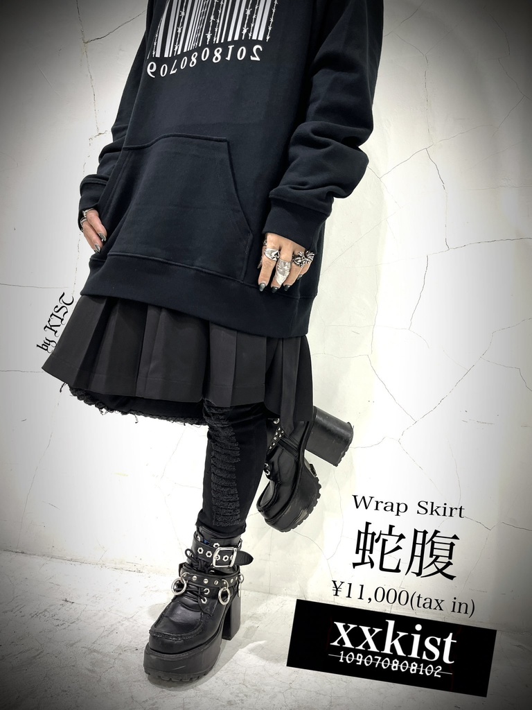 !SALE!【xxkist】Wrap Skirt ─蛇腹─