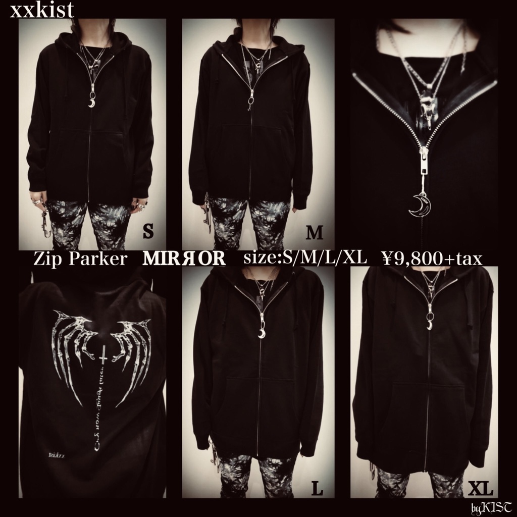 !SALE!【xxkist】Zip Parker -MIRЯOR -(XL)