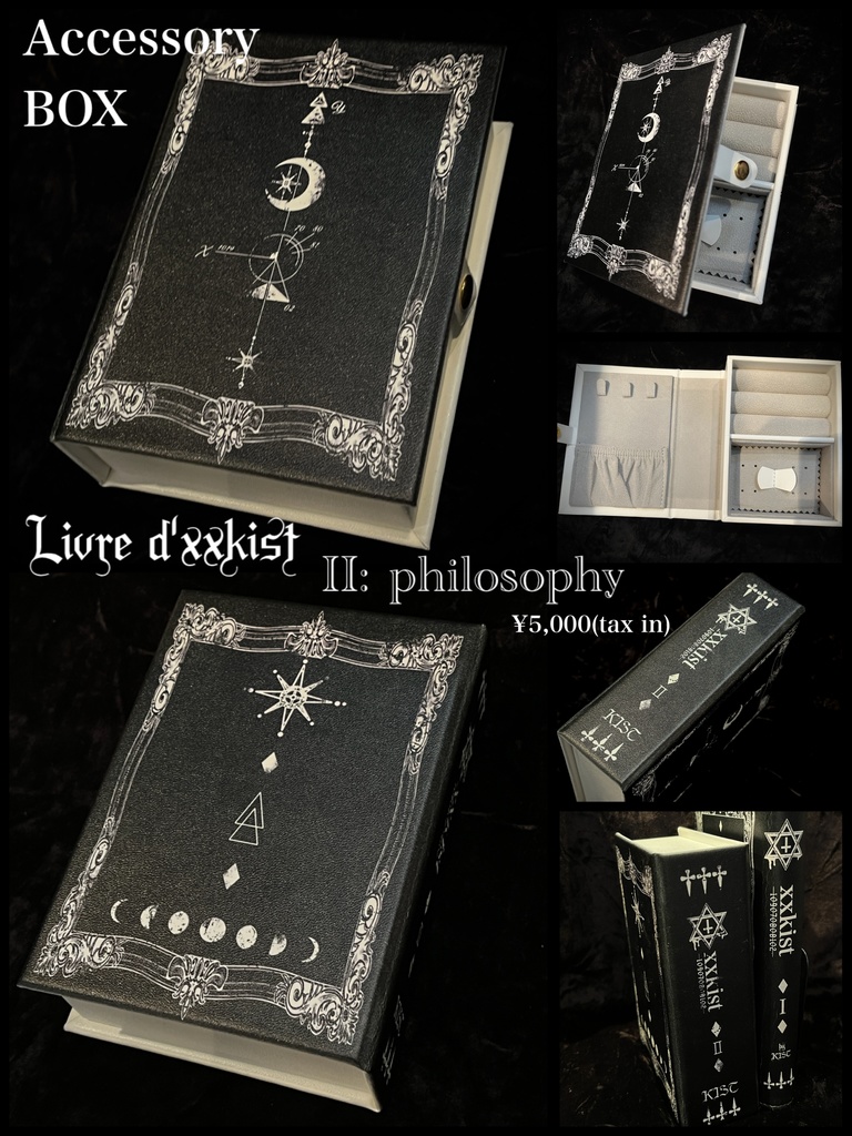 【xxkist-Collection series-9th】 アクセサリーボックス Livre d'xxkist Ⅱ：philosophy