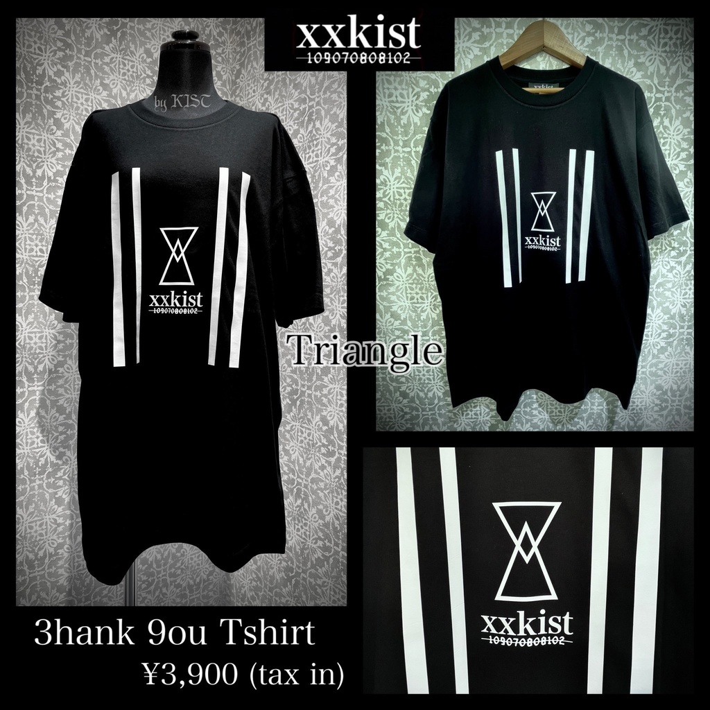 3hank 9ou Tshirt─ triangle ─【破格の税込¥3,900❣️】