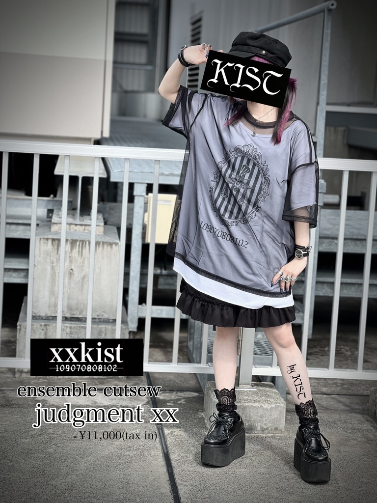 【xxkist】-Tshirt ensemble- judgment xx【K-2308ES1】