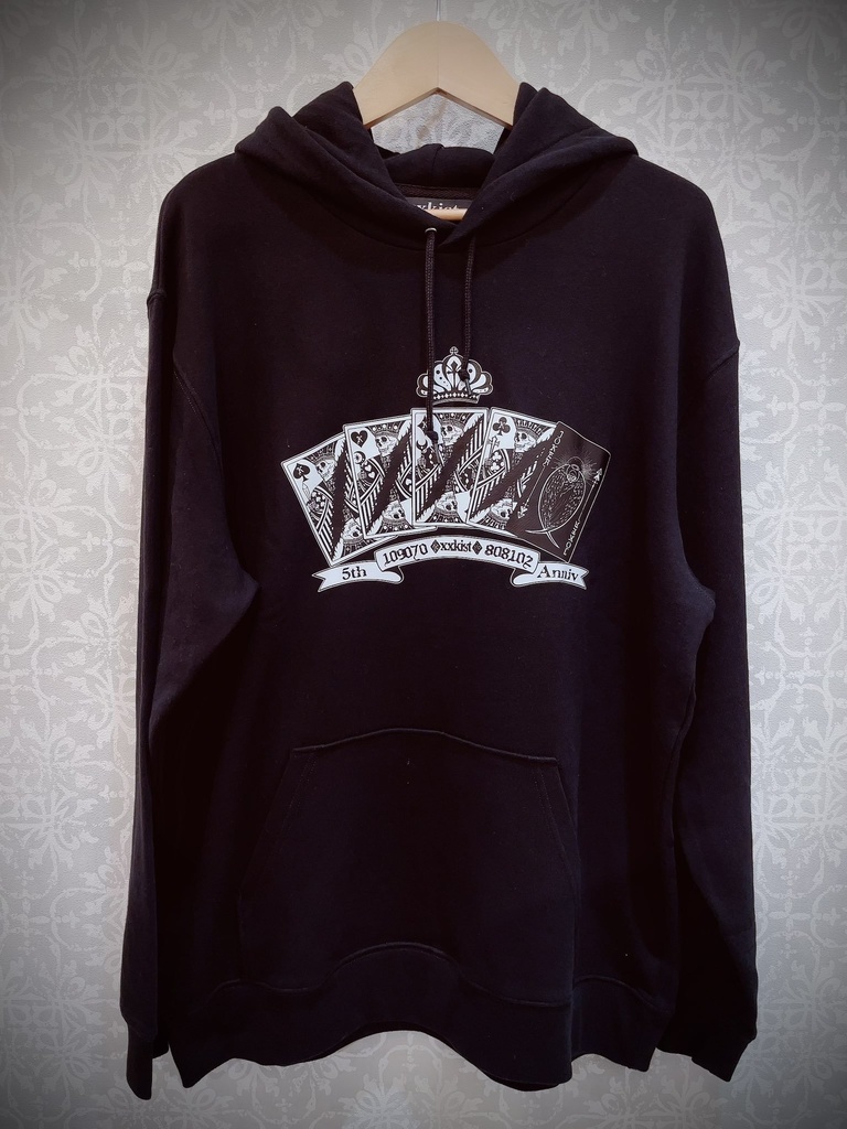 5Cardプルパーカー