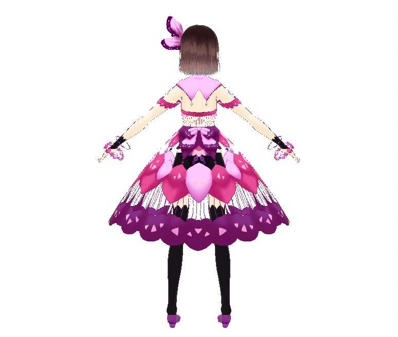 【VRoid正式版】羽のドレス VRoid texture