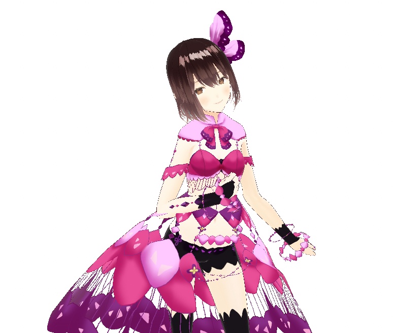 【VRoid正式版】羽のドレス　VRoid texture