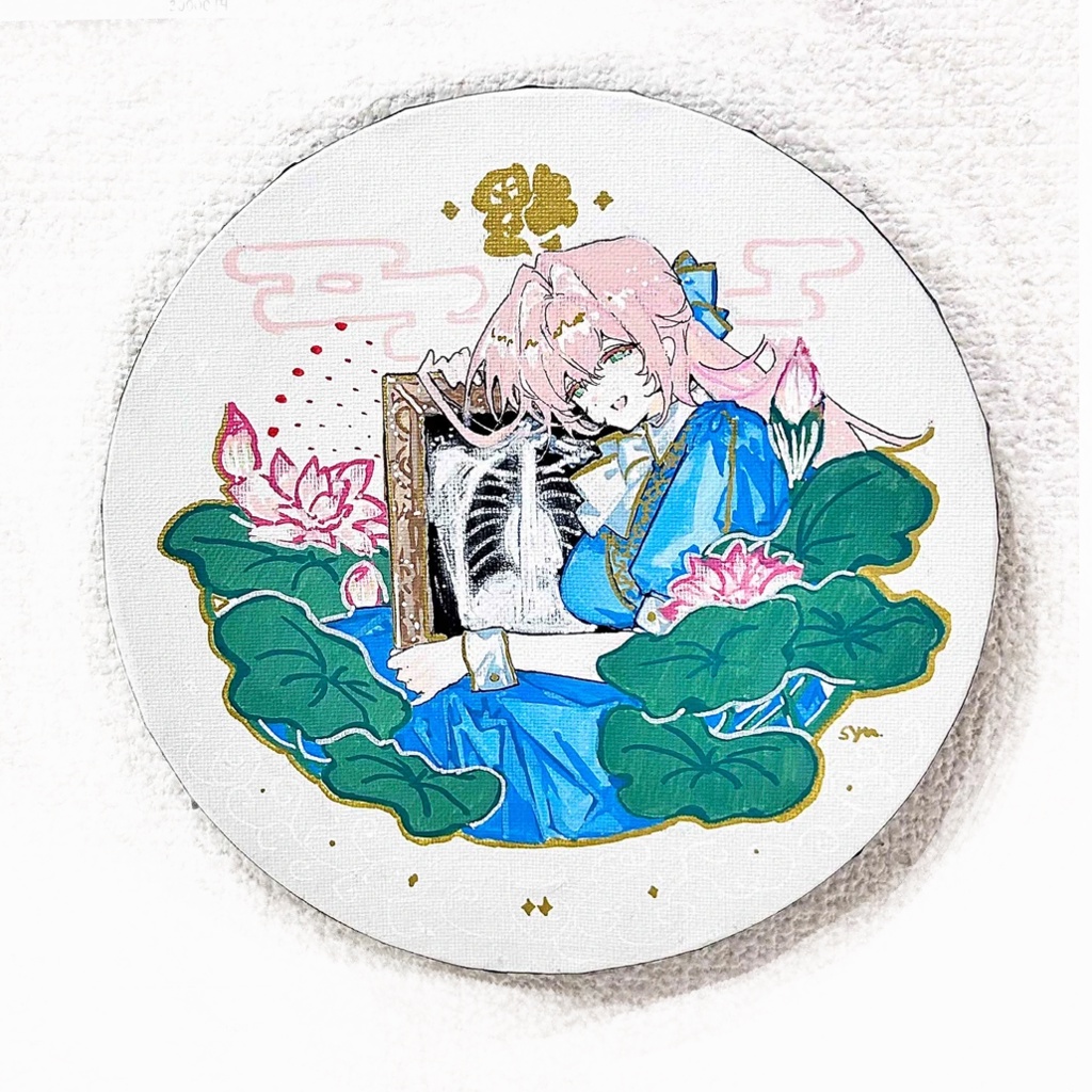 【個展】原画「福倒了」