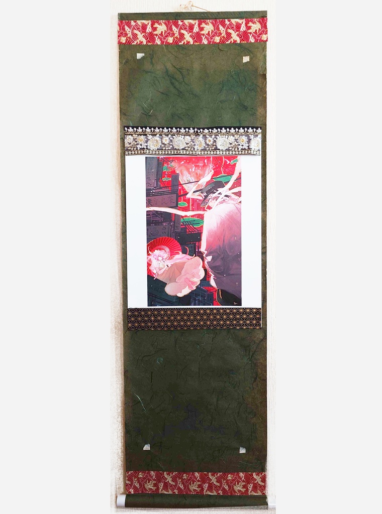【個展】掛軸「街」