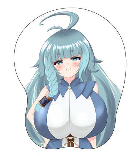 魔儘まほ　ミニおっぱいマウスパッドストラップ