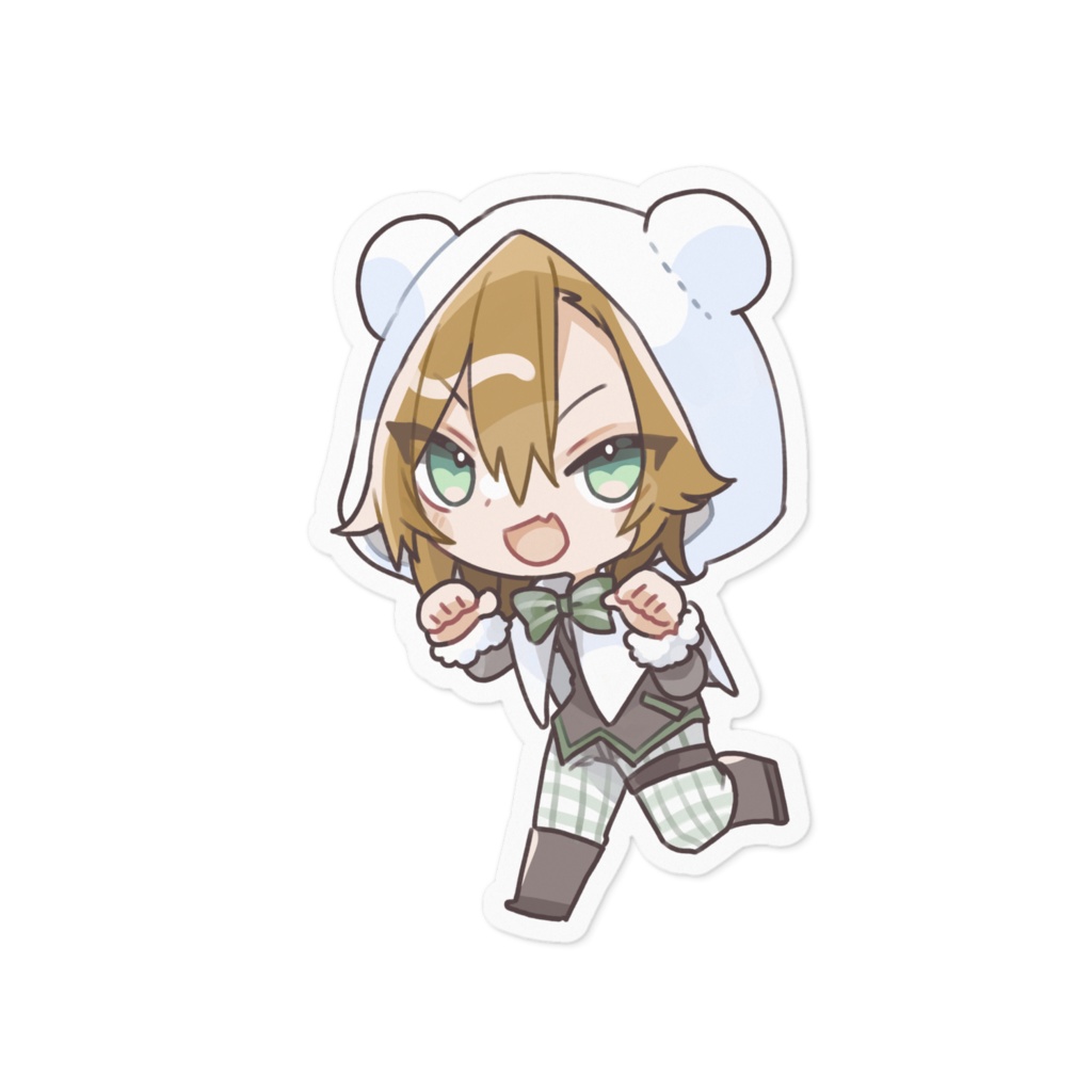 しろくまポンチョがおがおしーる