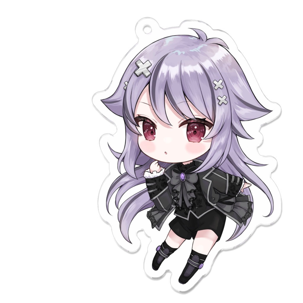 〖おすまし〗幻中ゆらのアクリルキーホルダー　～人間の姿～