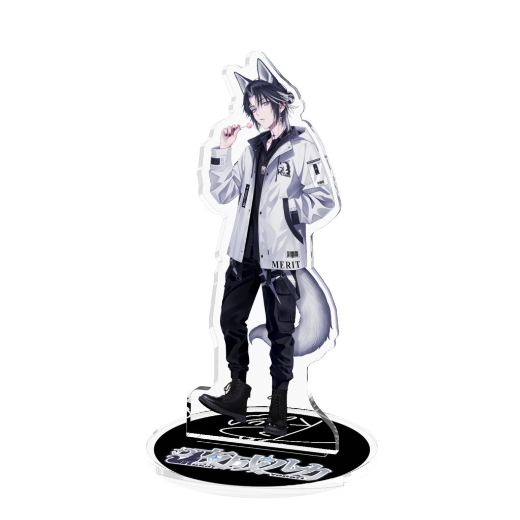 一周年描き下ろしキービジュアクスタ(夜成ルカ)