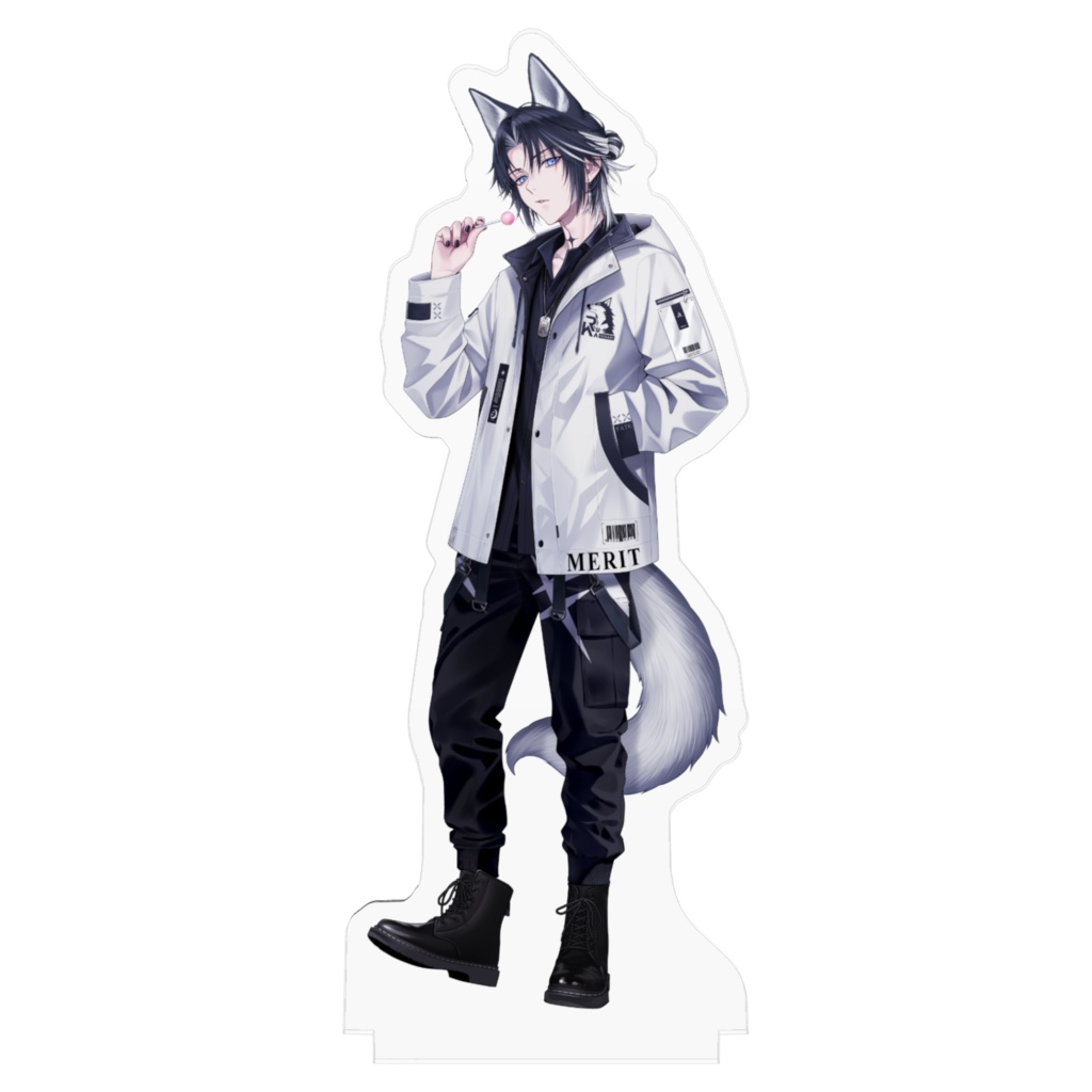 一周年描き下ろしキービジュアクスタ(夜成ルカ)