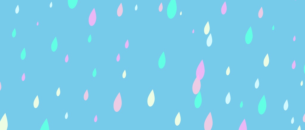 パステル雨の背景