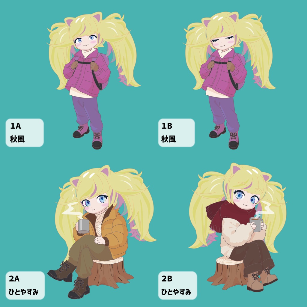 ⚠️事前連絡必要⚠️ アウトドア秋冬 ミニキャラ量産