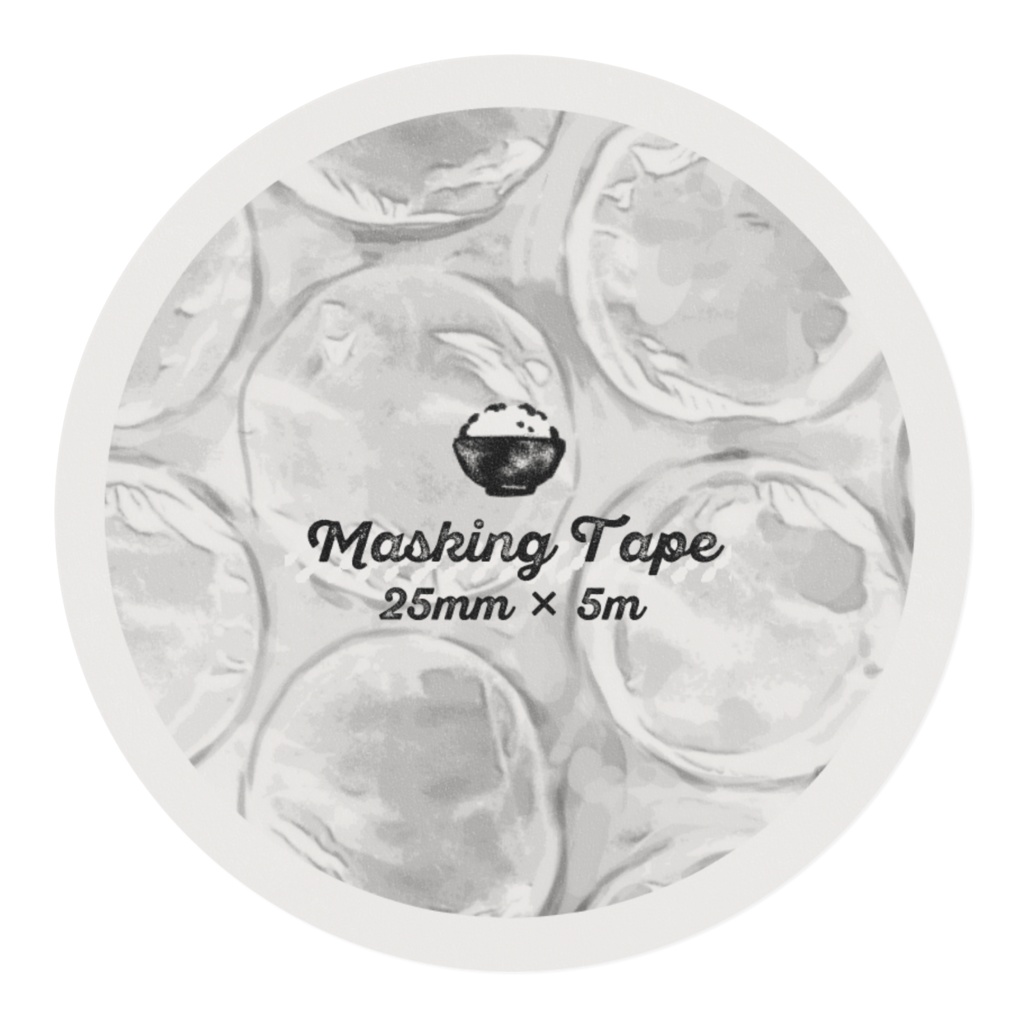 緩衝材もようマスキングテープ