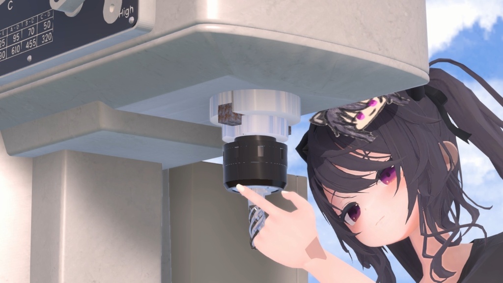 【3Dモデル】汎用フライス盤【シミュレータ】