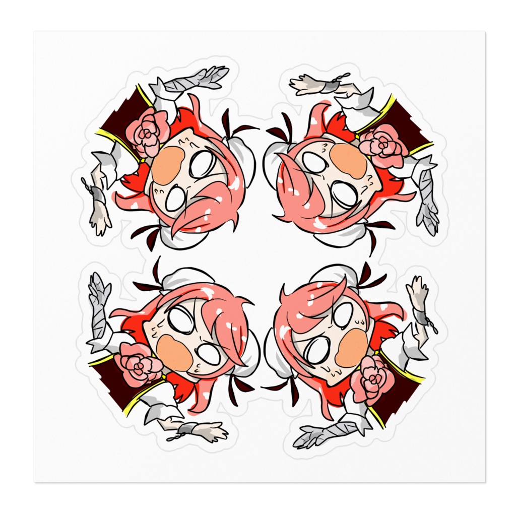 【茨木華扇】茨歌仙だいすきステッカー