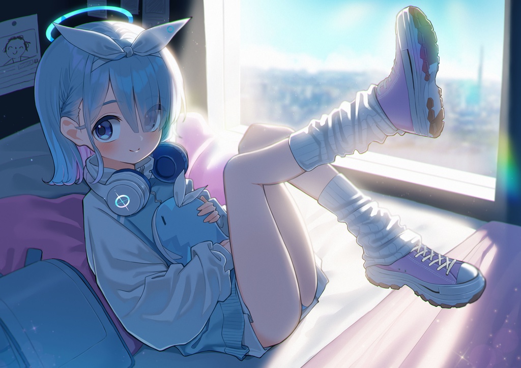 【二次創作】水色サブカル系のアロナちゃん