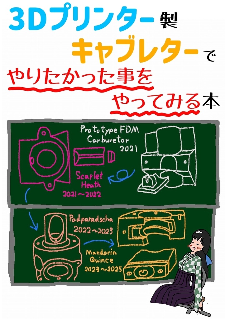 3Dプリンター製キャブレターでやりたかった事をやってみる本