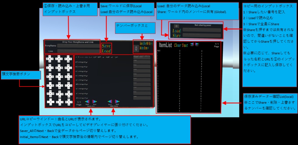 SylarTablet MrⅡ(ワールド用誰でもアドレス帳)(Each Player Can Save Data) - Local Player Managed