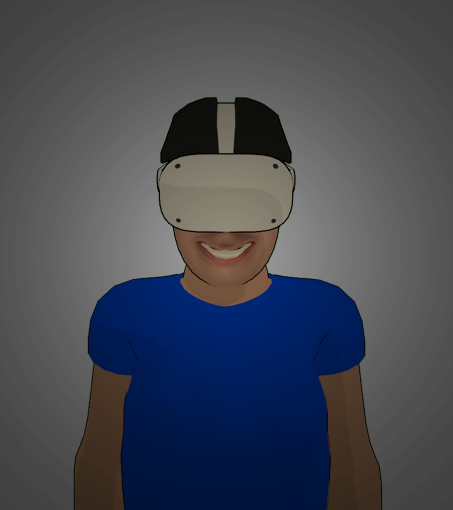 【VRChat向けアバター】てみず 軽量+機能追加版