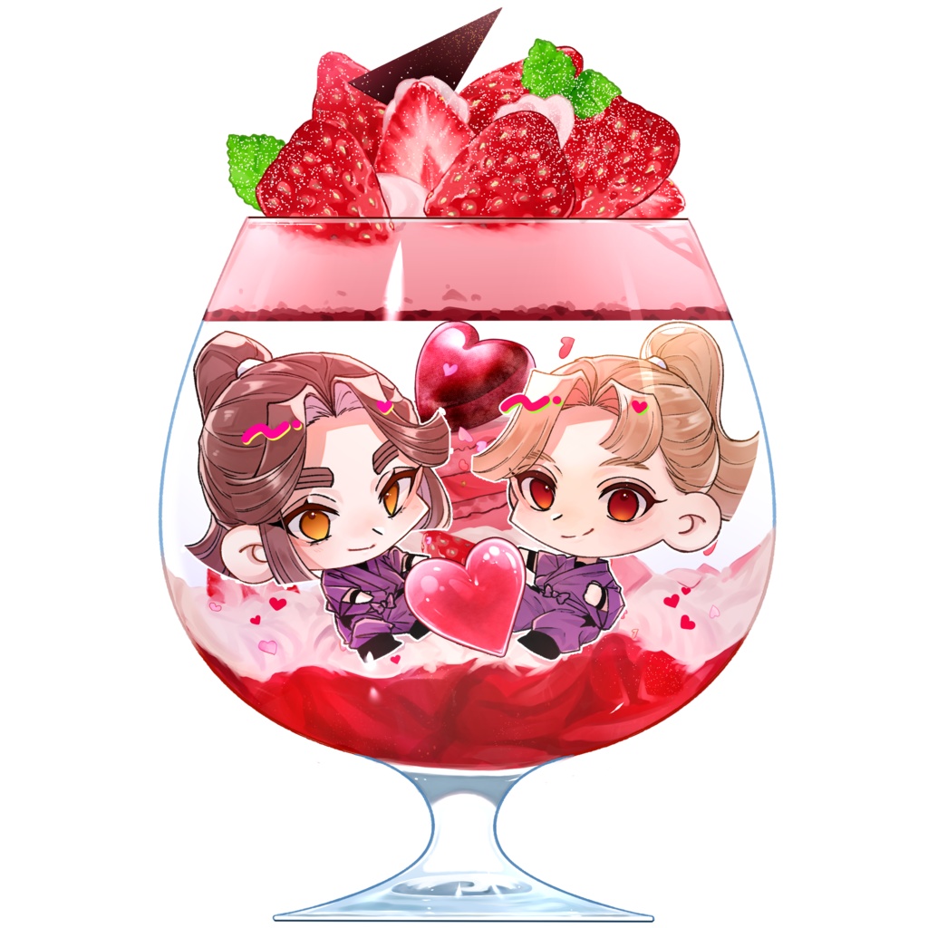 たきみきいちごパフェアクキー