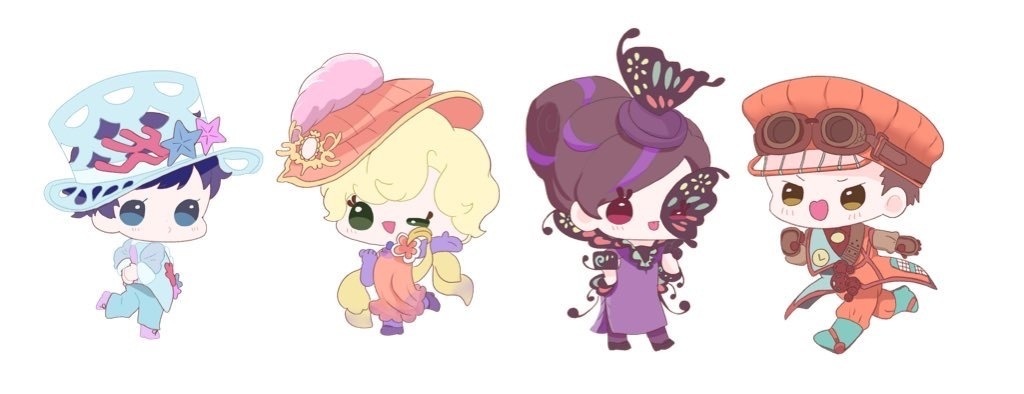 【デフォルメ】アクリルステッカー