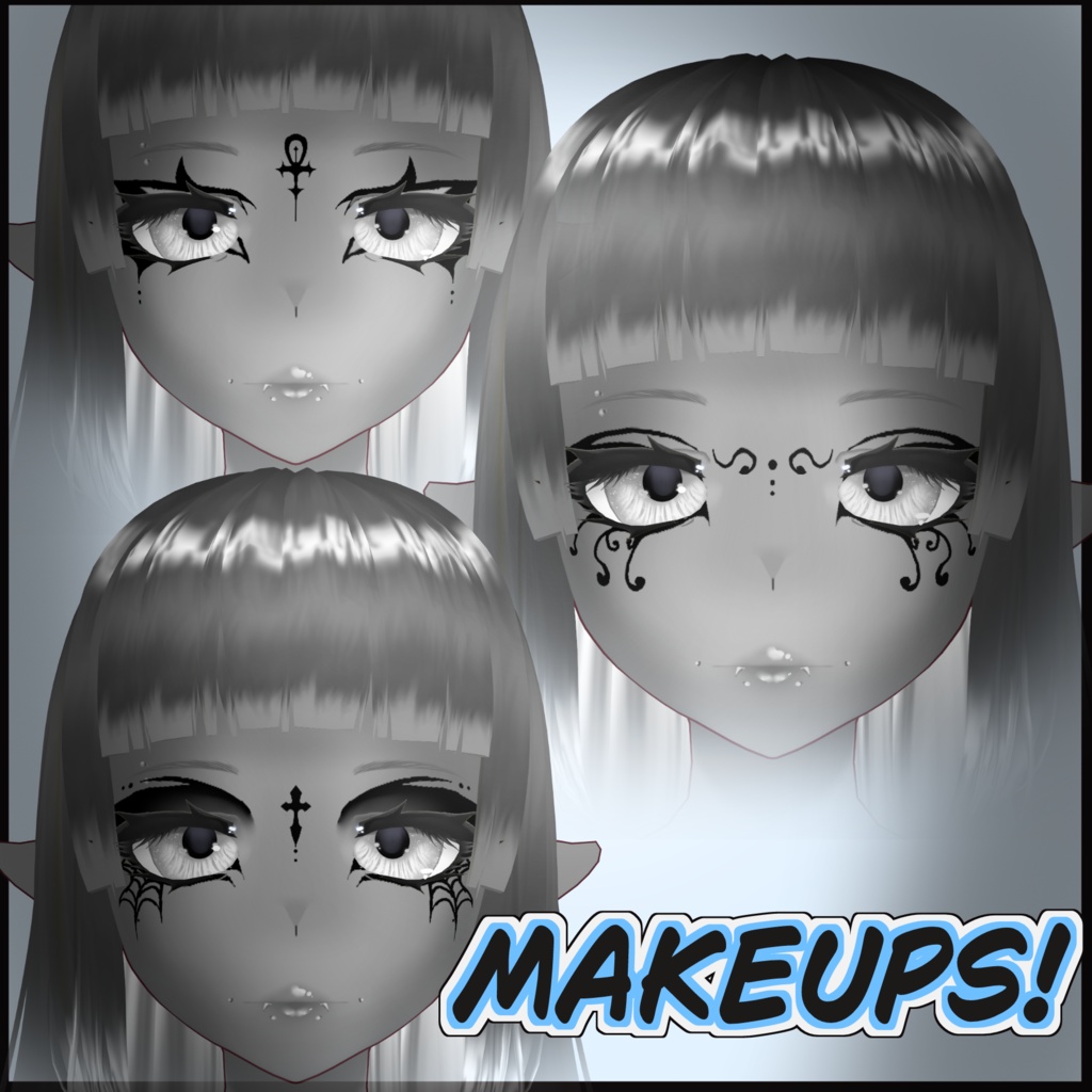 【VRoid】 Goth Vroid Model Base