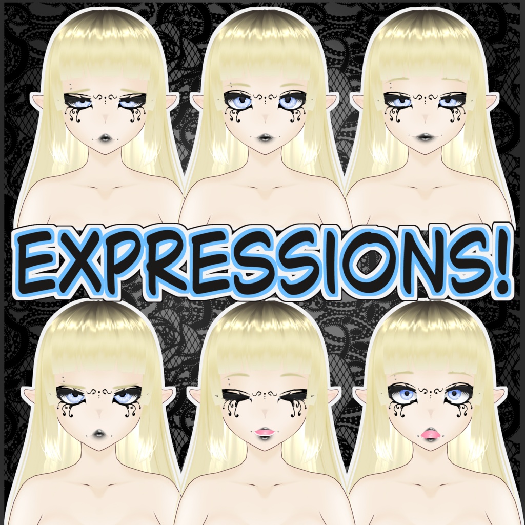 【VRoid】 Goth Vroid Model Base