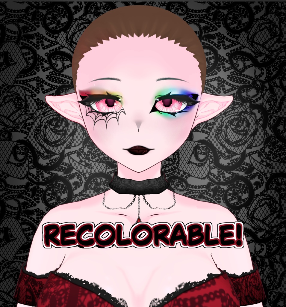 【VRoid】 Gothic Makeups