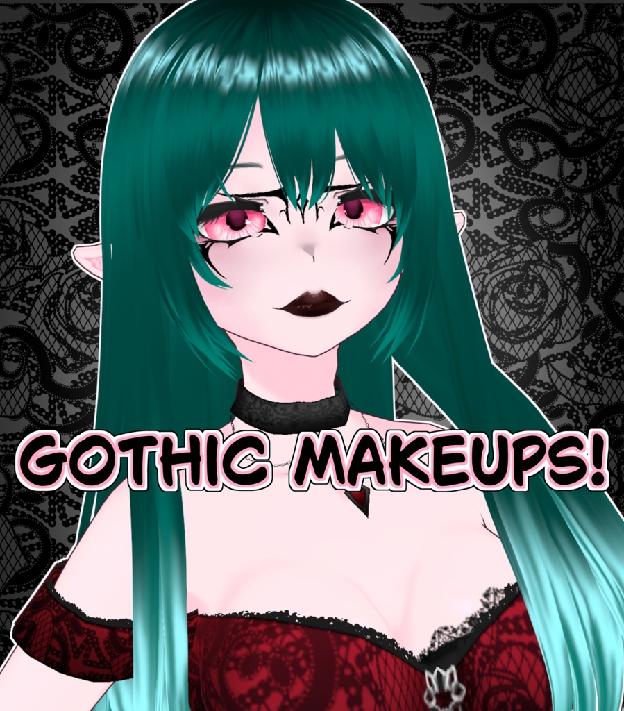 【VRoid】 Gothic Makeups