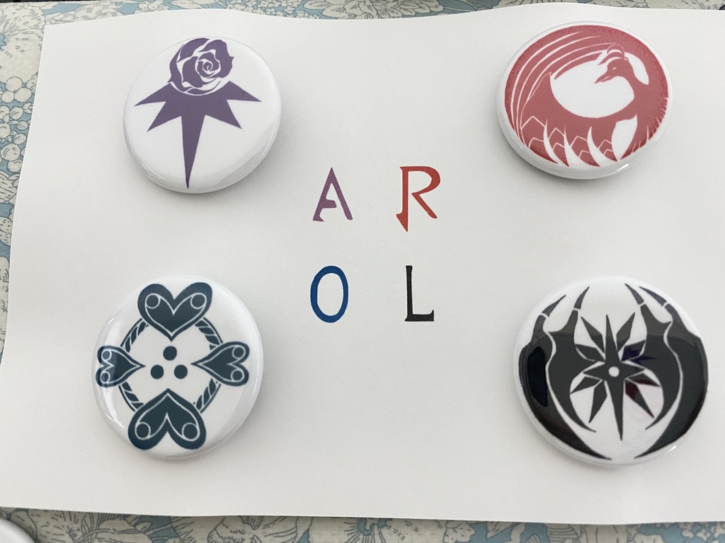 【RWBYOC】缶バッジ「AROL・シンボル」